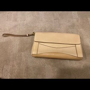 J Crew Leather Wristlet Purse